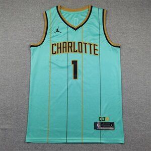 Charlotte Hornets LaMelo Ball #1 Basketball Jersey – Teal NBA Fan Tank